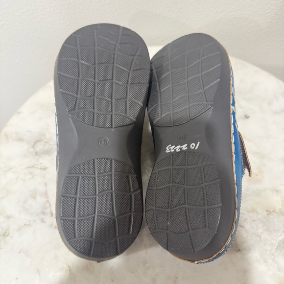 Laura Vita Mules Billy 52 Turquoise Leather Shoes Floral Size 9 Women’s - Picture 11 of 12